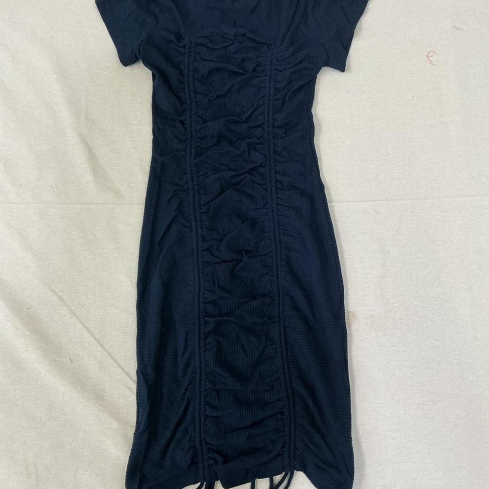 O.VIANCA ruched bodycon midi dress - Picture 2 of 4